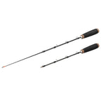 2X Telescopic Ice Fishing Rods for Universal Use (50cm, Carbon Fiber)
