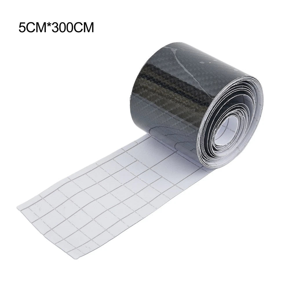 Car Door Sill Protector Strip for - Carbon Fiber