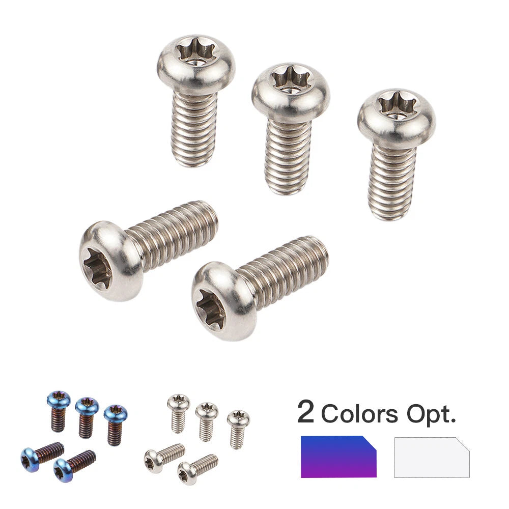 5X Titanium Alloy Derby Clutch Cover Bolts Kit for Harley Touring & Trike (2008–2023)