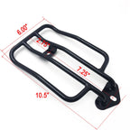Solo Seat Luggage Rack for Harley Sportster XL883 1200 (2004–2015) Gloss Black
