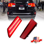 2X LED Rear Bumper Reflectors for GMC Terrain (2016–2017)