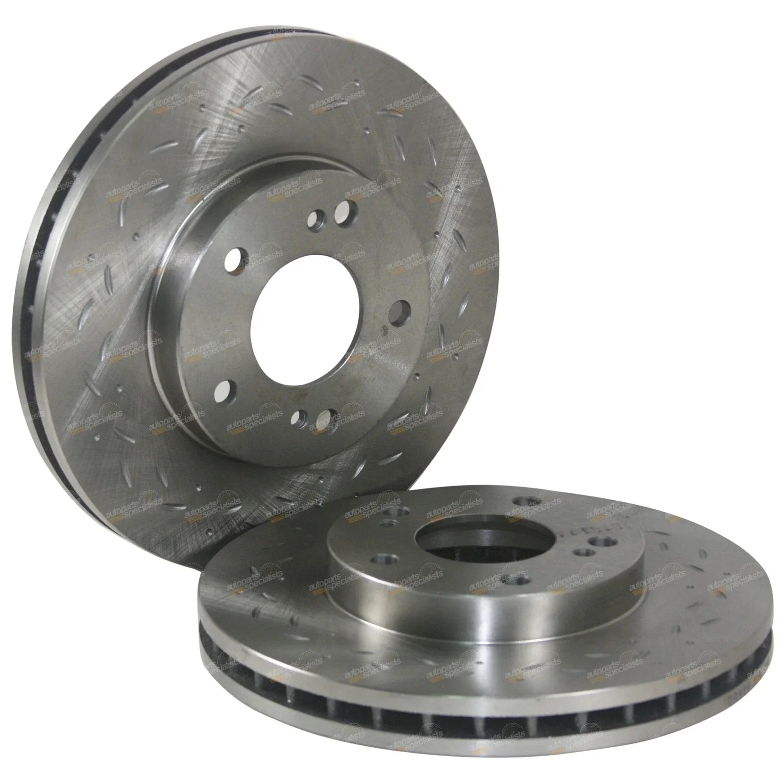 Front Dimple Slotted Disc Brake Rotors for 200SX S14 S15 300ZX Z32 VG30DDT