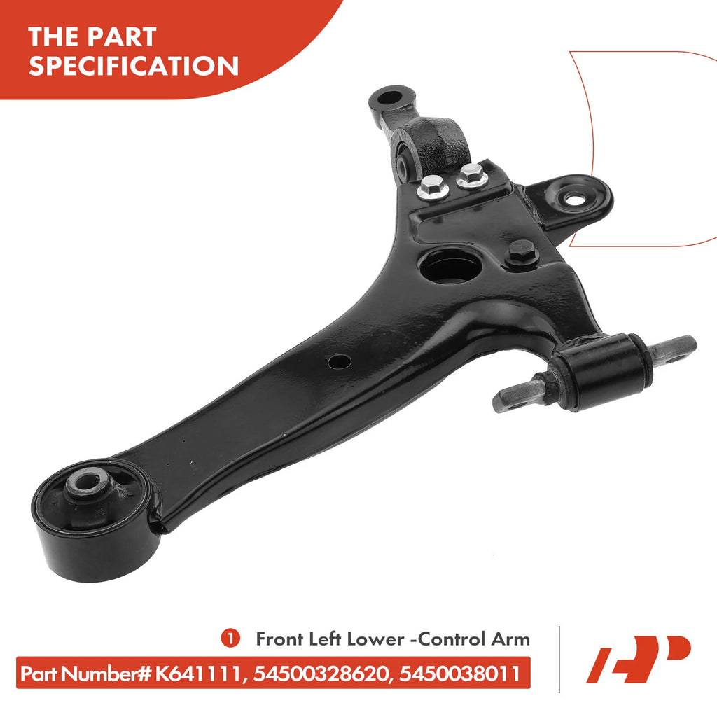 2X Front Control Arm for Hyundai Sonata (2002-2005) Kia Optima (2001-2005)