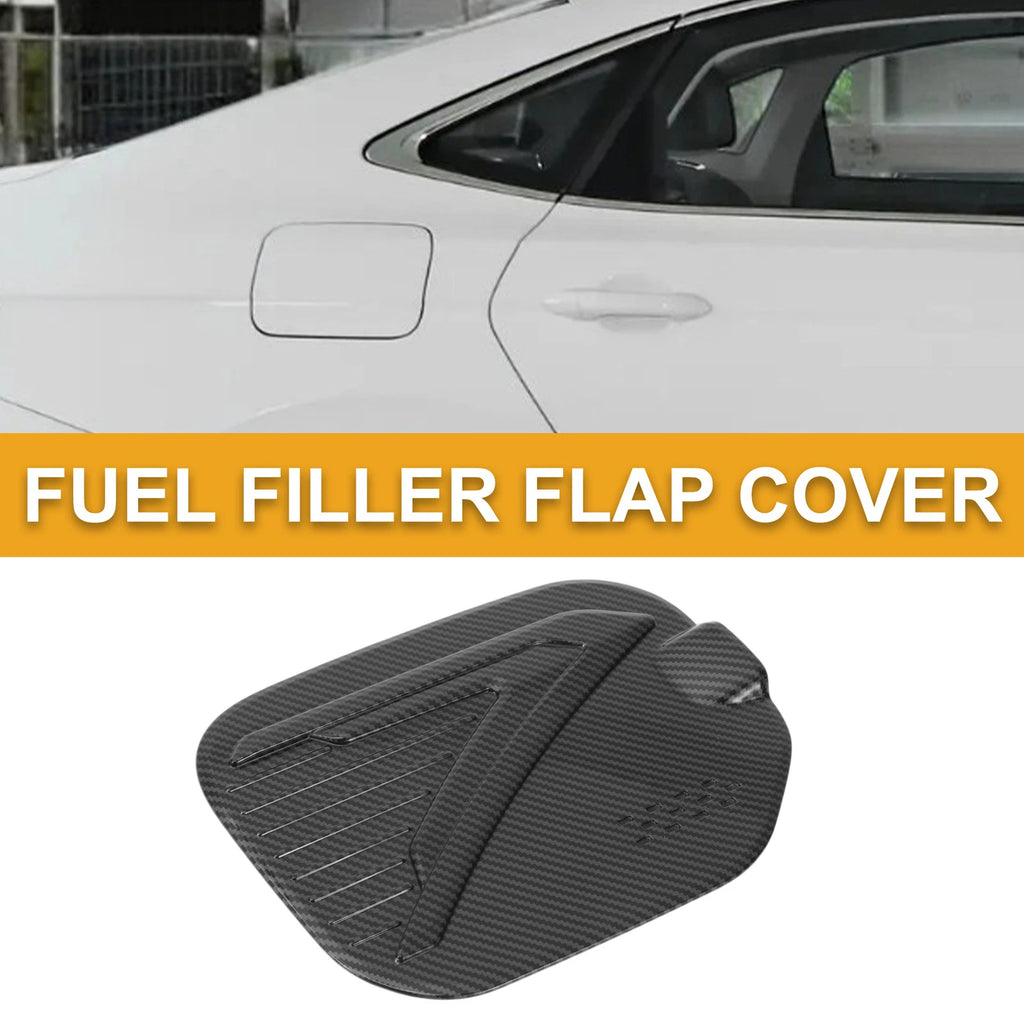 Fuel Tank Door Cap for Ford F-150 (2022–2025) Carbon Fiber Black