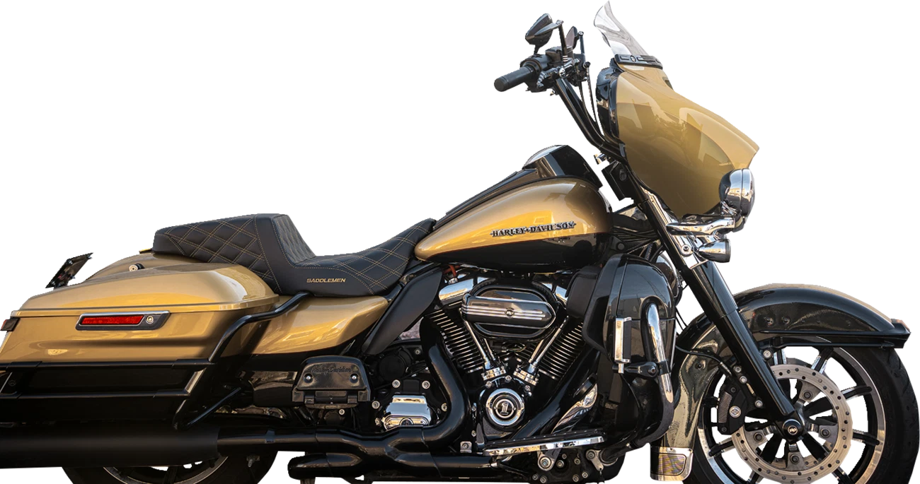 Klock Werks Flare Windshield 6.5" Clear for FLH (2001–2023) KWW-01-0702