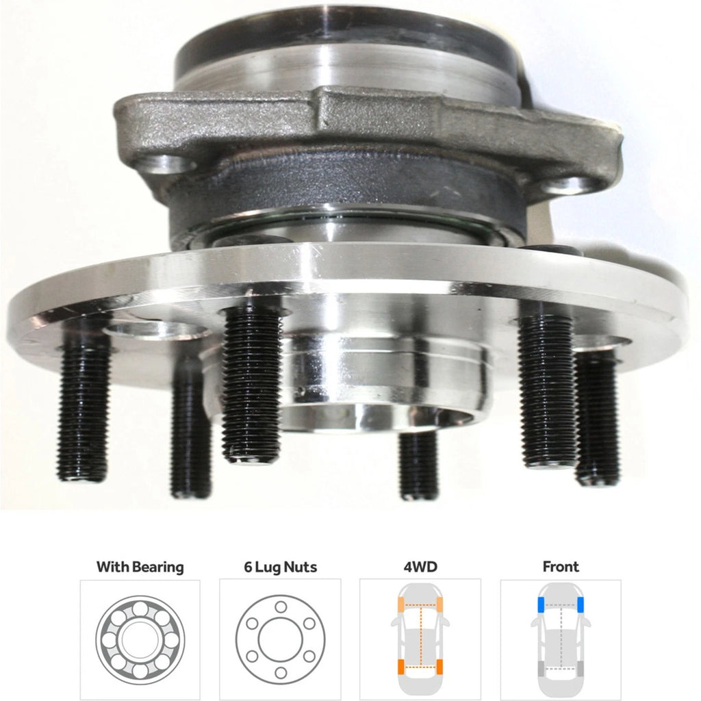 2X Wheel Hubs for Chevy Suburban K1500