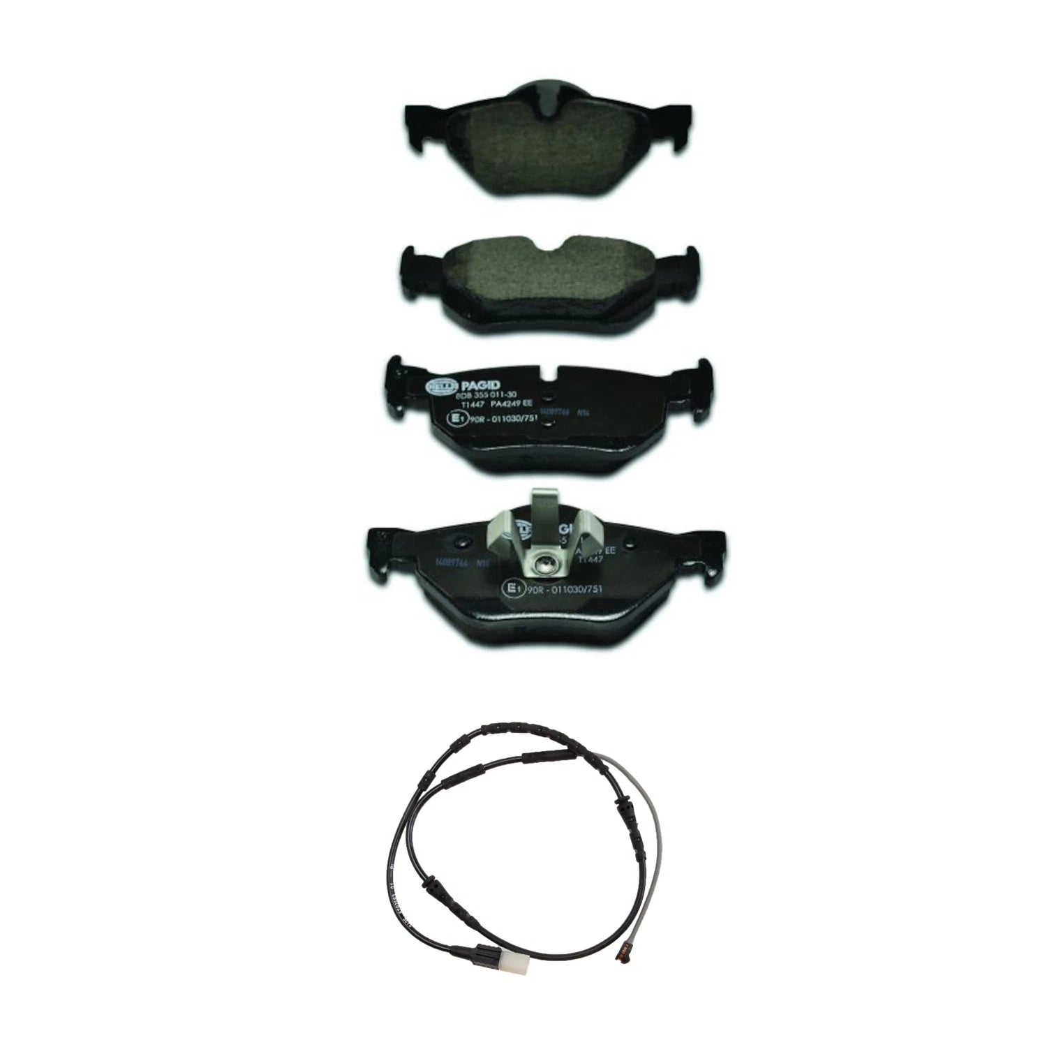 Hella Front Low-Met Disc Brake Pad Set w/Sensor for BMW Z4 (2010)