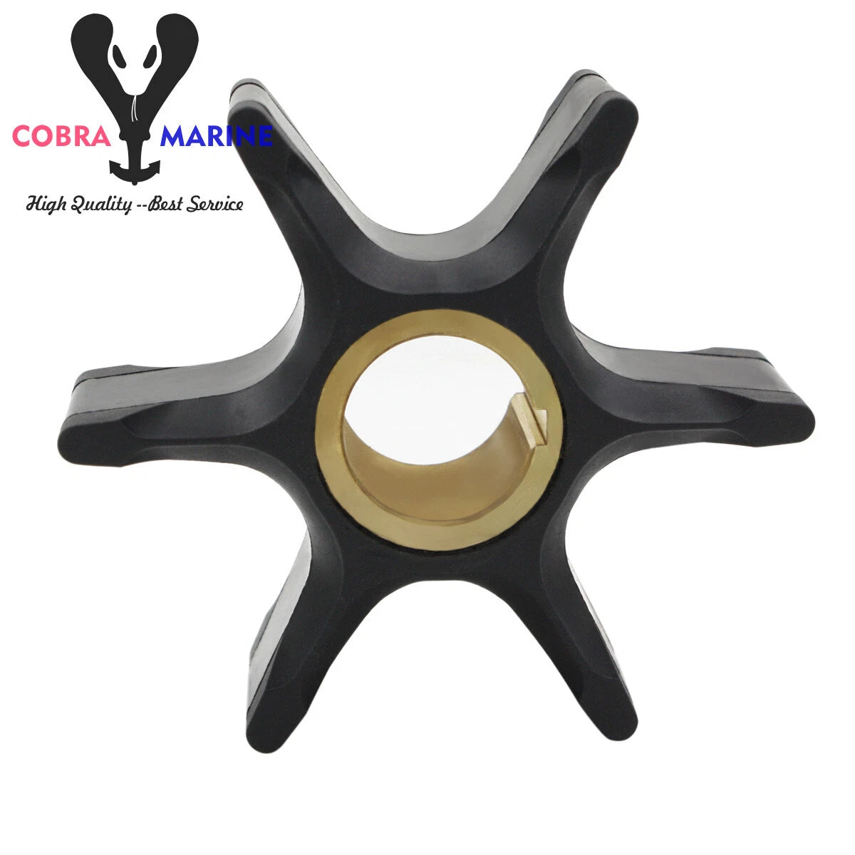 Water Pump Impeller for Johnson Evinrude V4 V6 85-175 HP (1985–1995) 18-3043 389642
