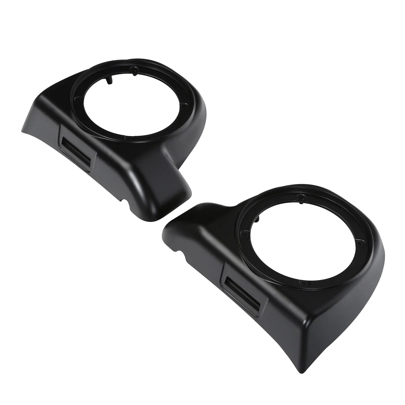 6.5" Lower Fairings Speaker Pods for Harley Road Glide (2014-2024) Black Denim
