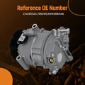 Air Conditioning Compressor for Ram ProMaster (2014–2022) V6 3.6L 198396 w/Clutch
