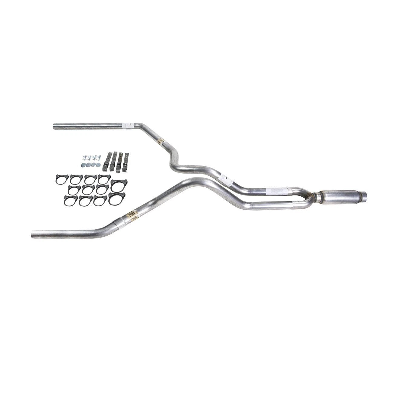 Dual Exhaust 2.5" MA Pipe Glass Pack Muffler for Ram (1994–2001)