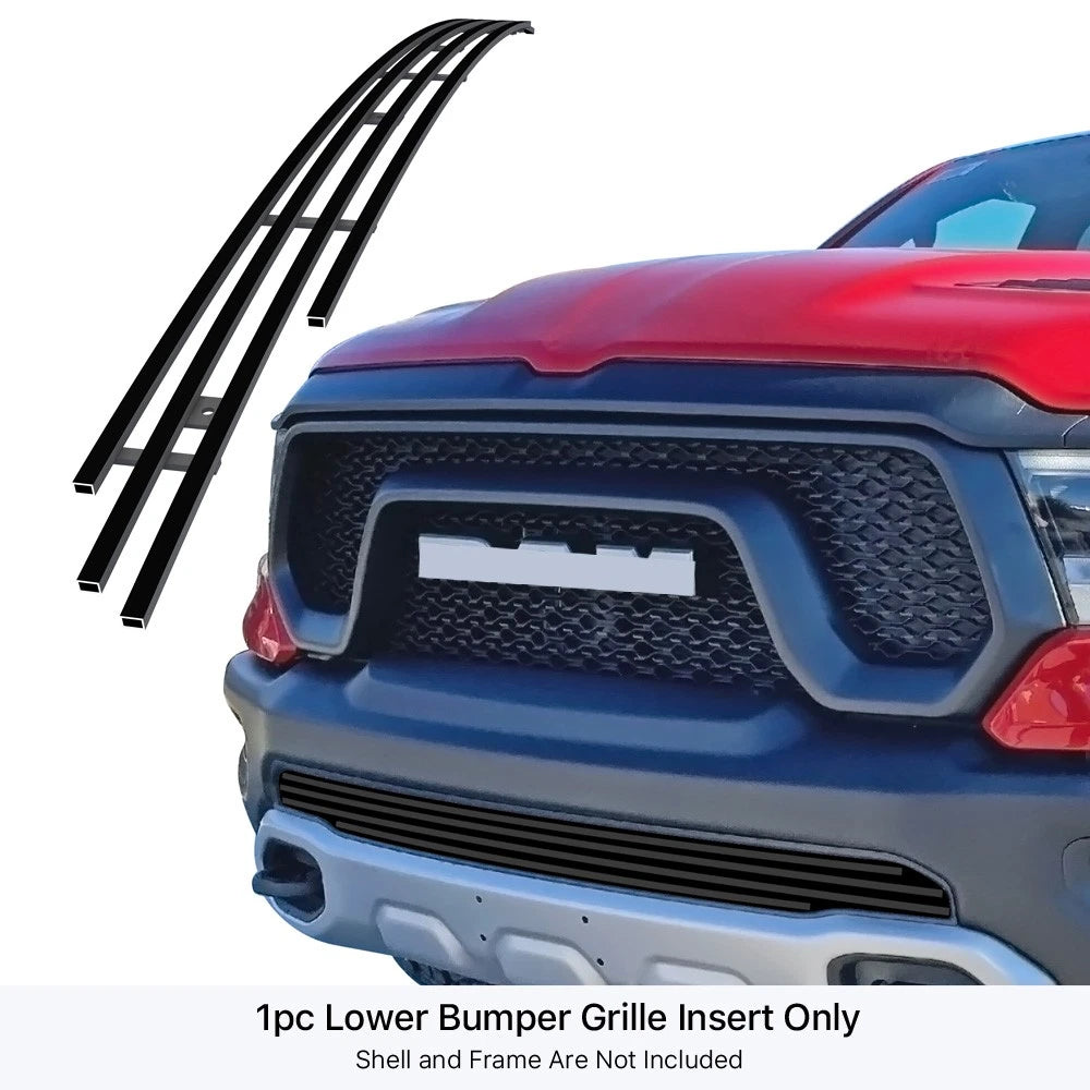 Stainless Black Billet Grille Insert for Ram 1500 Rebel (2019-2024)