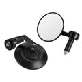 2X Handlebar End Mirrors for Custom Motorcycles (22mm 7/8")