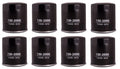 Set of 8 Engine Oil Filters for Chevy, Daihatsu, Geo, Pontiac, Scion, Toyota L4
