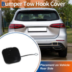 Rear Bumper Tow Hook Cover for Mercedes-Benz B-Class (2012–2019) No.A2468851022 Black