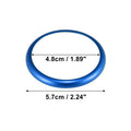 Multimedia Knob Ring Aluminum Alloy for BMW X3 Blue