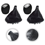 Black ABS Leather Gear Shift Knob Gaiter Boot for IVECO Daily V VI Series