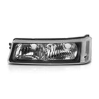 Bumper Lights for Silverado/Avalanche (2003–2007) Black Housing Clear Corner