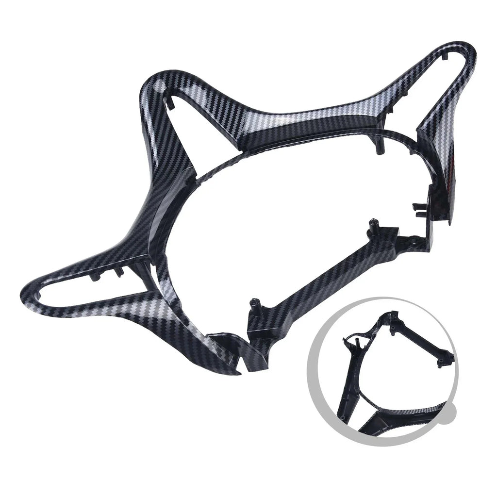 Sleek Carbon Fiber Steering Wheel Cover Trim for Honda Civic (2006–2011)