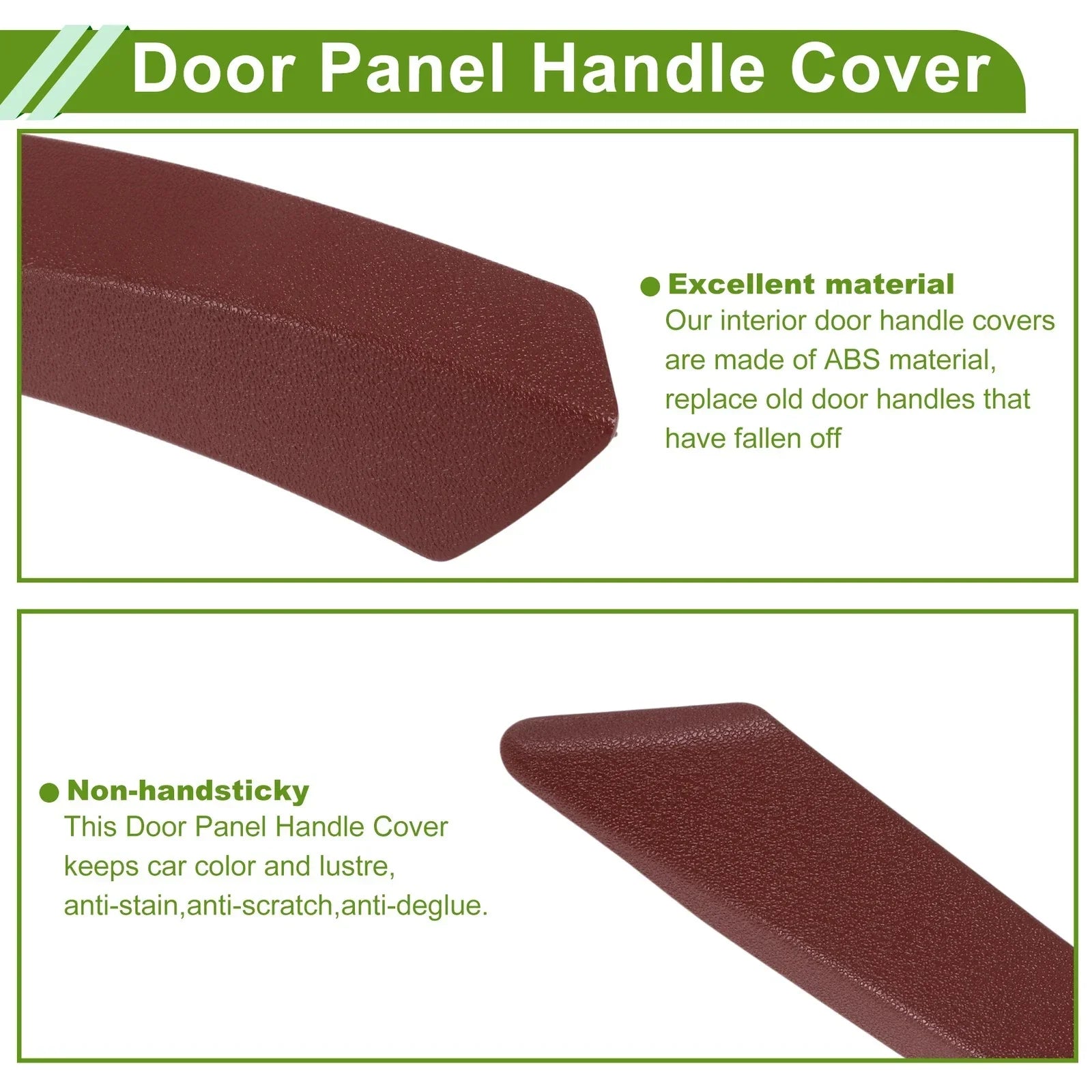 Door Panel Handle Pull Trim Cover for BMW Z4 Red (2009-2016)