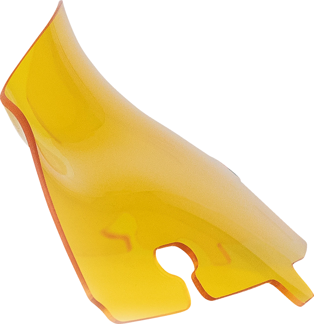 Klock Werks Kolor Flare Sport Windshield 4" for FLH (KWW-01-0676) - Yellow