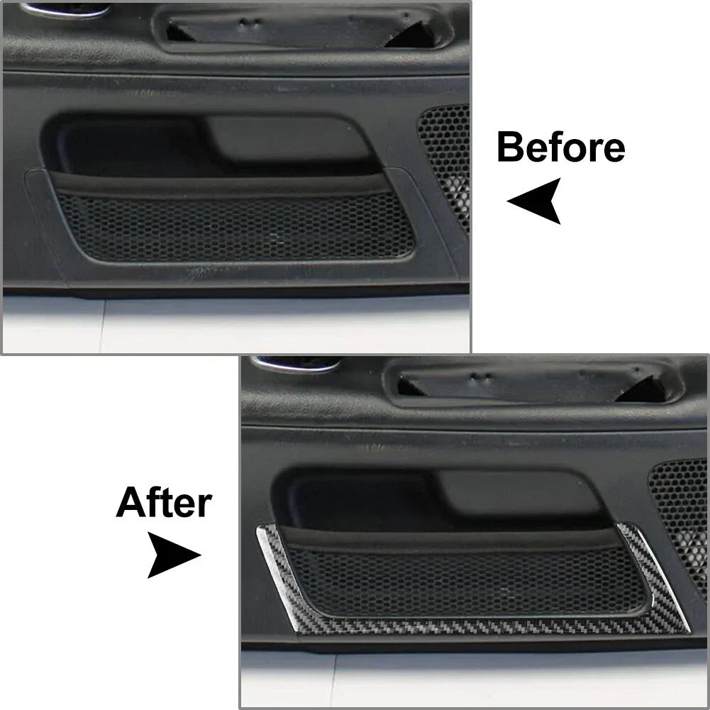 Carbon Fiber Door Storage Air Vent Outlet Cover for Honda S2000 (2004-2009)