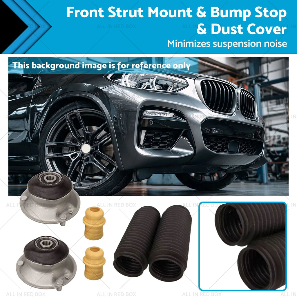 6X Front Strut Mount & Bump Stop & Dust Cover for BMW X3 (2004–2010)
