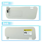Front Left Sun Visor for Mazda 3 (2010–2013) BBM2-69-320C-75 BBM3-69-320C-75 Gray