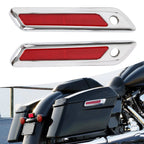 Chrome Saddlebag Latch Hinge Lock Hardware Kit for Harley Road King (2014–2023)