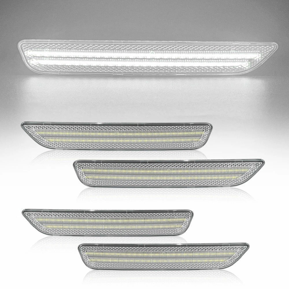 Set of 4 LED Side Marker Lights for Ford Mustang (2010–2014)
