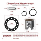 Top End Rebuild Kit for Honda CR250R (1992–1996) - Piston Gasket 66.40mm STD
