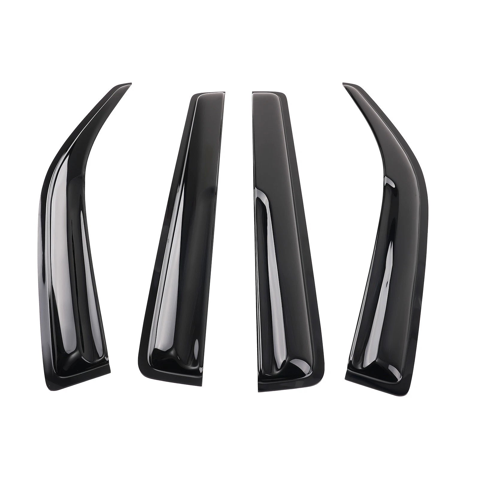 4Pcs Window Rain Guard Visor for Toyota Highlander (2001–2007)