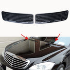 2X Front Upper Hood Grill Vent for Mercedes Benz S550 (2007–2013) W221