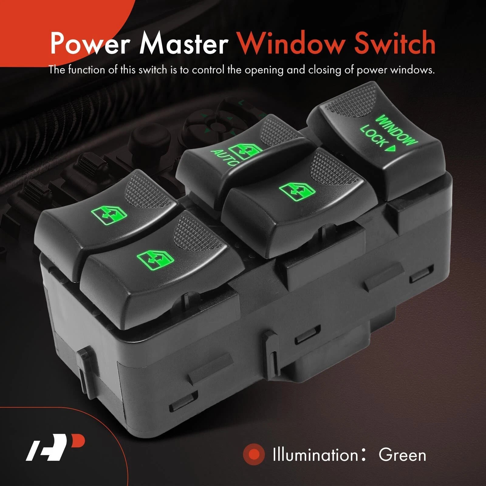 Power Window Switch for Chevrolet Impala, Buick Rendezvous (2000-2005)