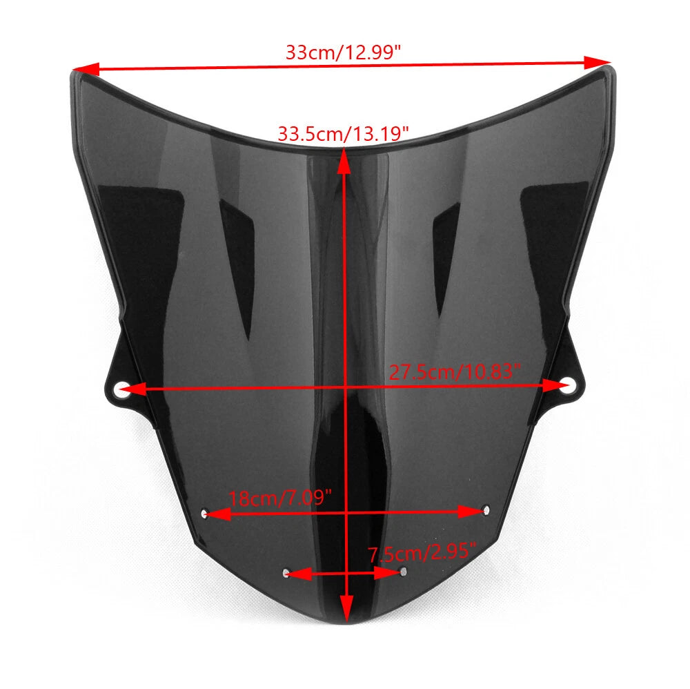 Windshield WindScreen for Kawasaki ZX6R (2009–2022) ZX10R (2008–2010) Iridium