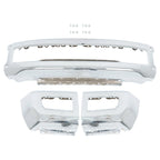 Steel Split Front Bumper for Ford F250 F350 (2017–2019) Chrome Durable
