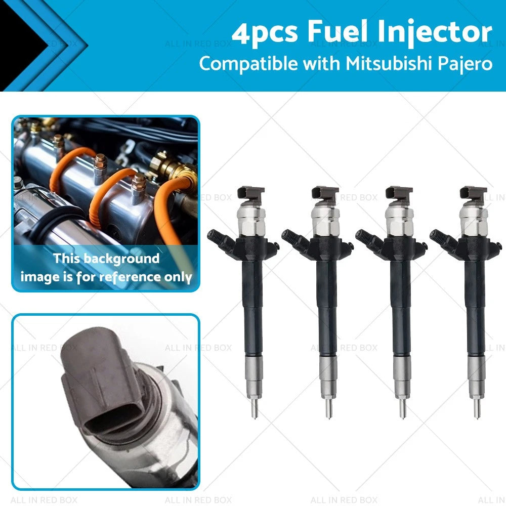 4X Diesel Fuel Injector for Mitsubishi Pajero Triton (2006–2010)