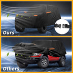 Car Cover Waterproof All Weather for Ford Bronco (2021–2023) 190T-PU Zipper