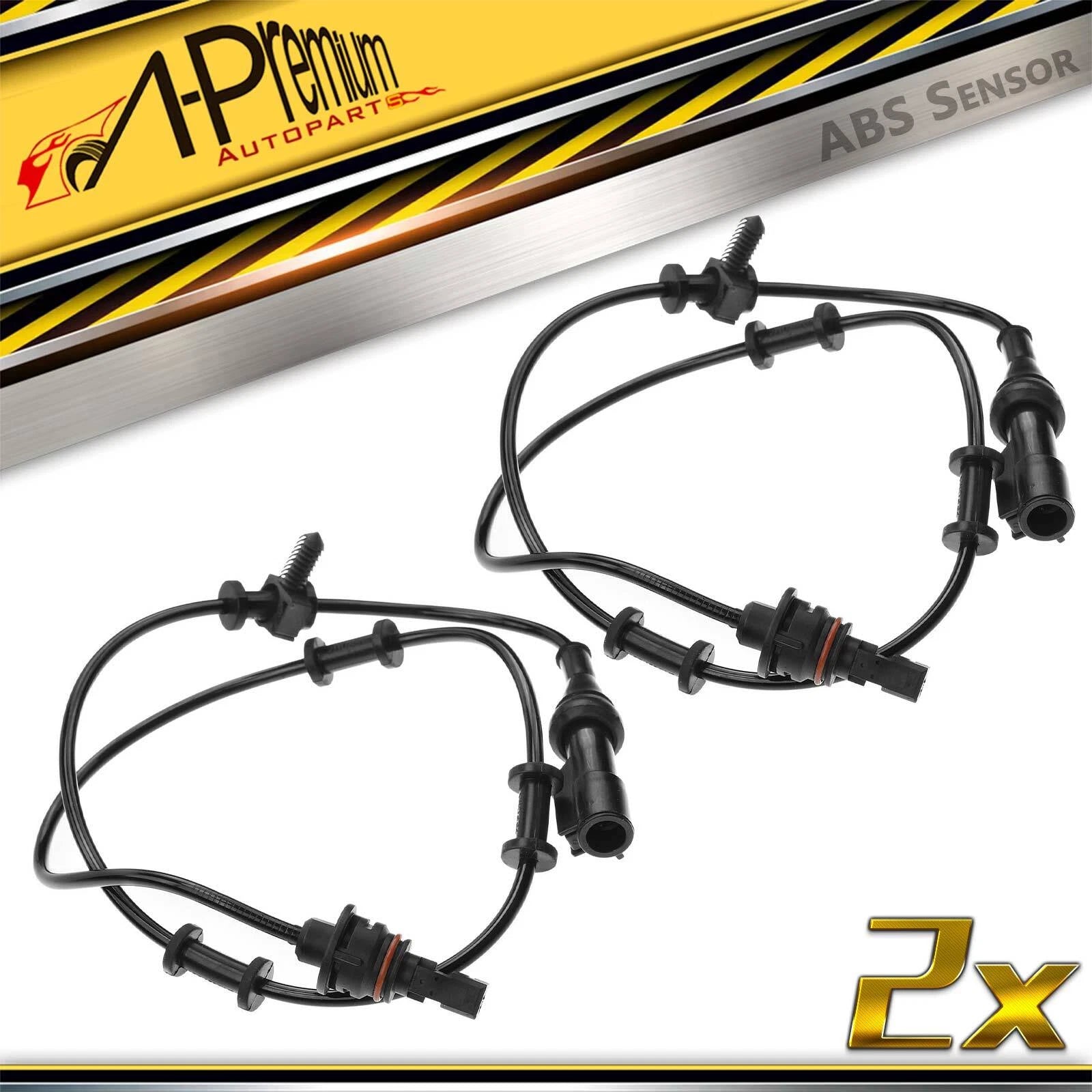 2X Front ABS Wheel Speed Sensor for Lincoln LS (2000–2006)
