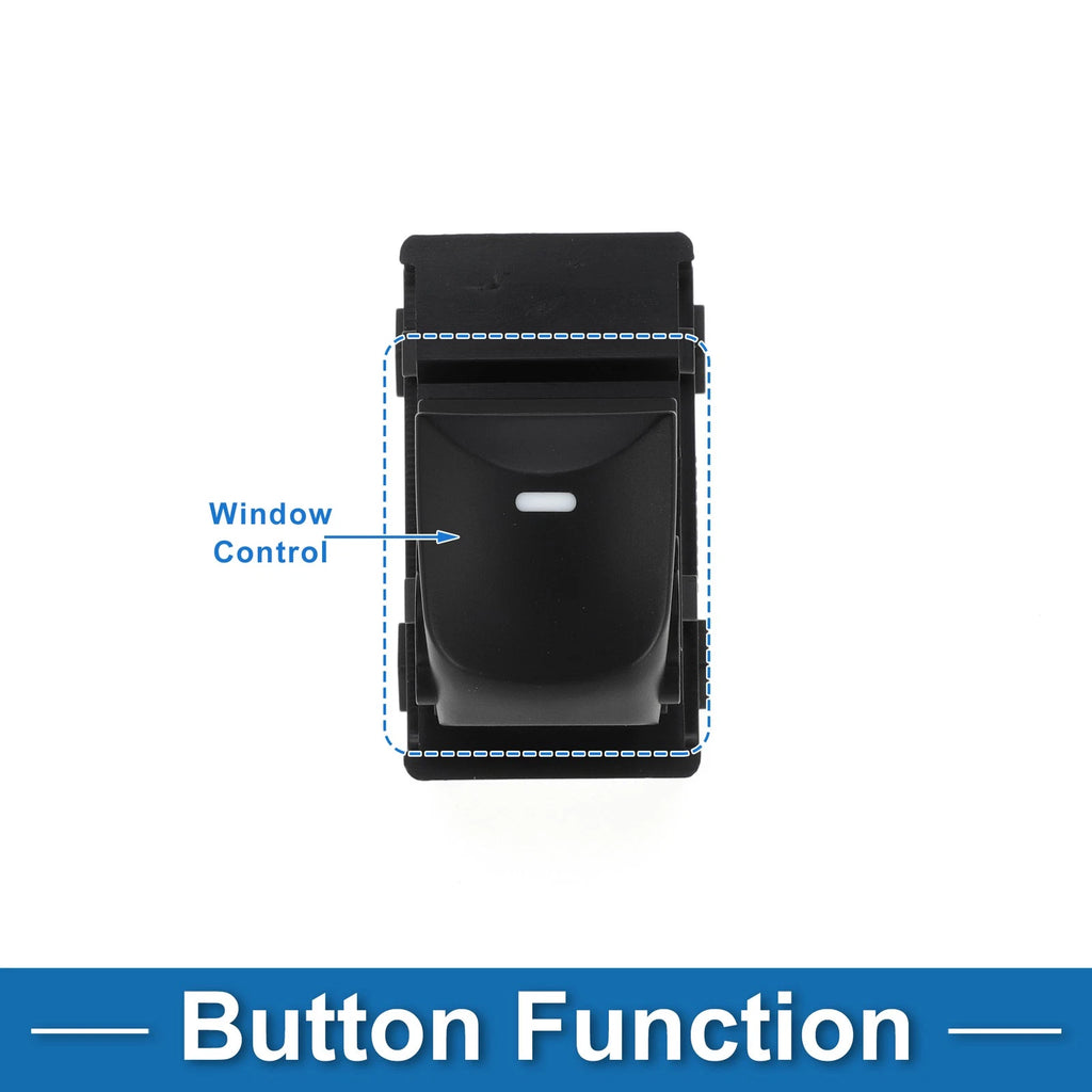 Passenger Side Power Window Switch for Hyundai Elantra (2012–2016) No. 935804V000RY