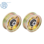 Set of 2 Flat Idler Pulleys for MTD (Year Range Not Specified)