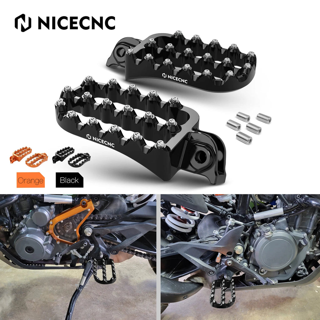 Set of 2 Wide Foot Pegs for KTM 390 Adventure (2020–2024)