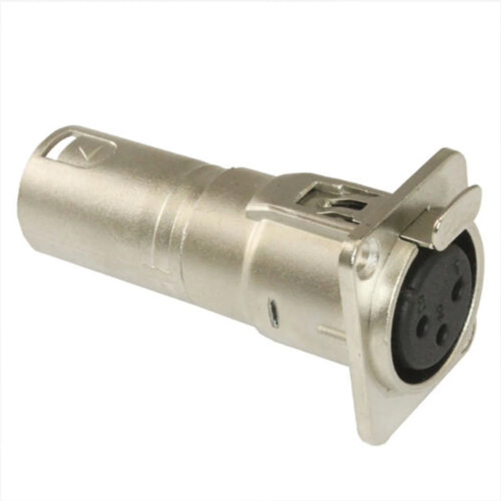 3Pin XLR Female to Male Connector Adapter for D Panel Mounting