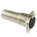 3Pin XLR Female to Male Connector Adapter for D Panel Mounting