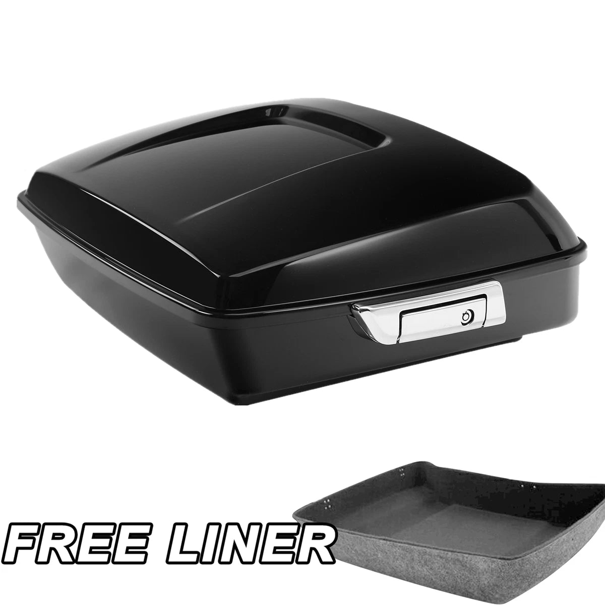 Chopped Trunk Luggage & Latch for Harley Touring Road King Glide (2014–2023)