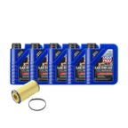 5L Liqui Moly Synthoil Premium SAE 5W-40 Oil Change Kit for Audi L4 2.0L (2010–2023)