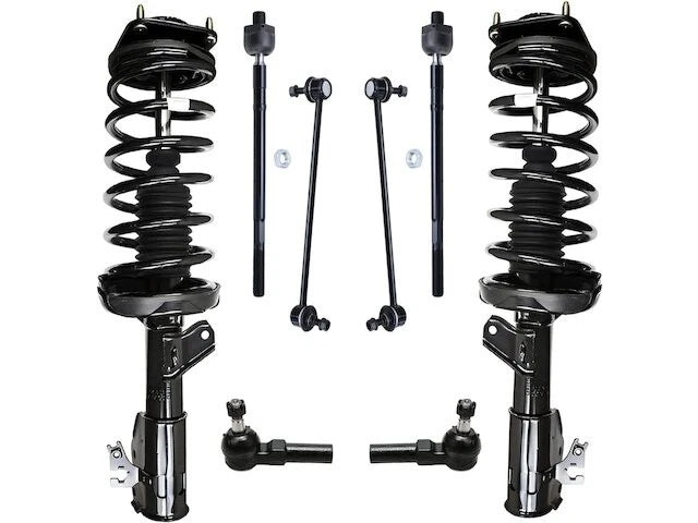 Front Strut Coil Spring Sway Bar Link Tie Rod End Kit for Mazda MPV (1990–1999)