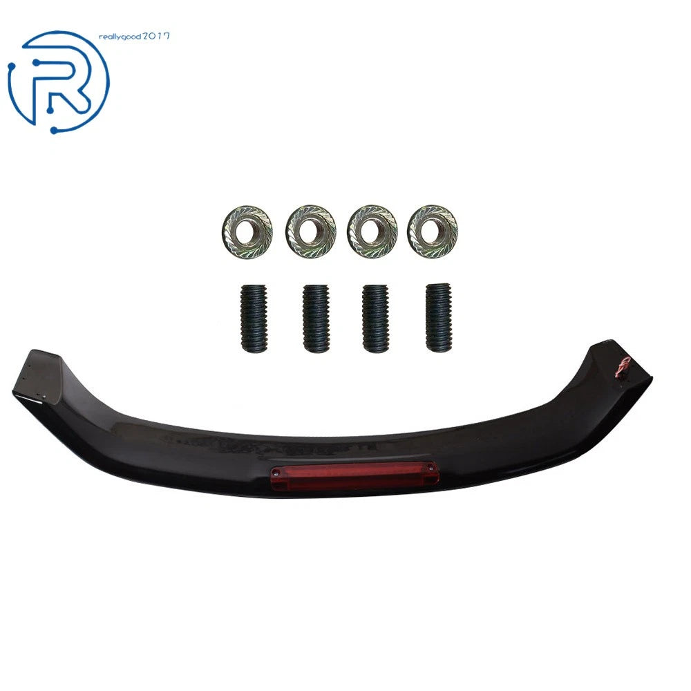 Glossy Black Trunk Spoiler Wing for Honda Civic 4DR (2013-2015) with LED