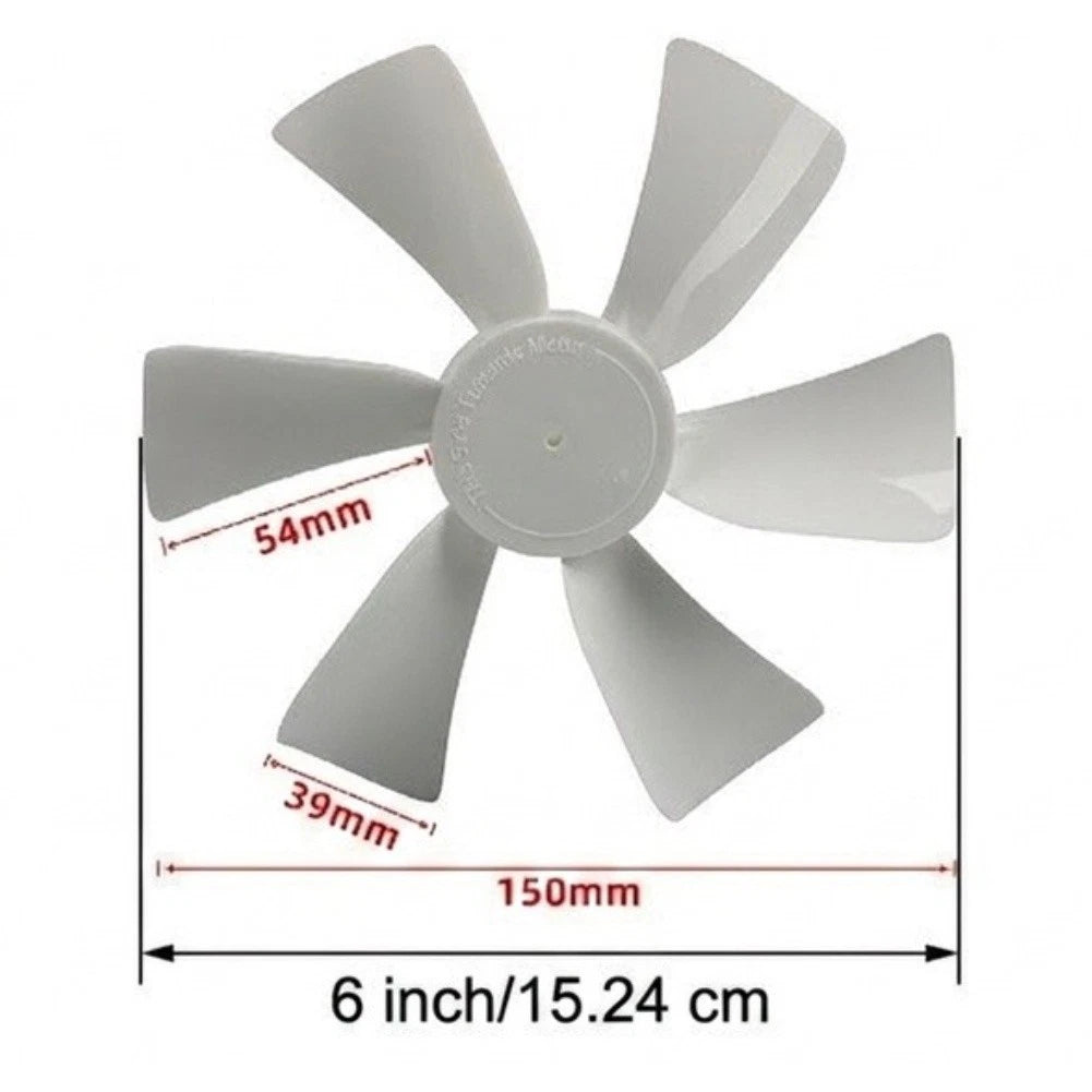 150mm White ABS Roof Vent Fan for RVs and Campers