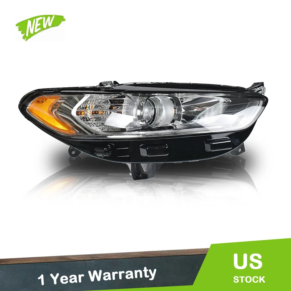 1PC RH Headlight Assembly for Ford Fusion (2013–2016) FO2503304 Halogen